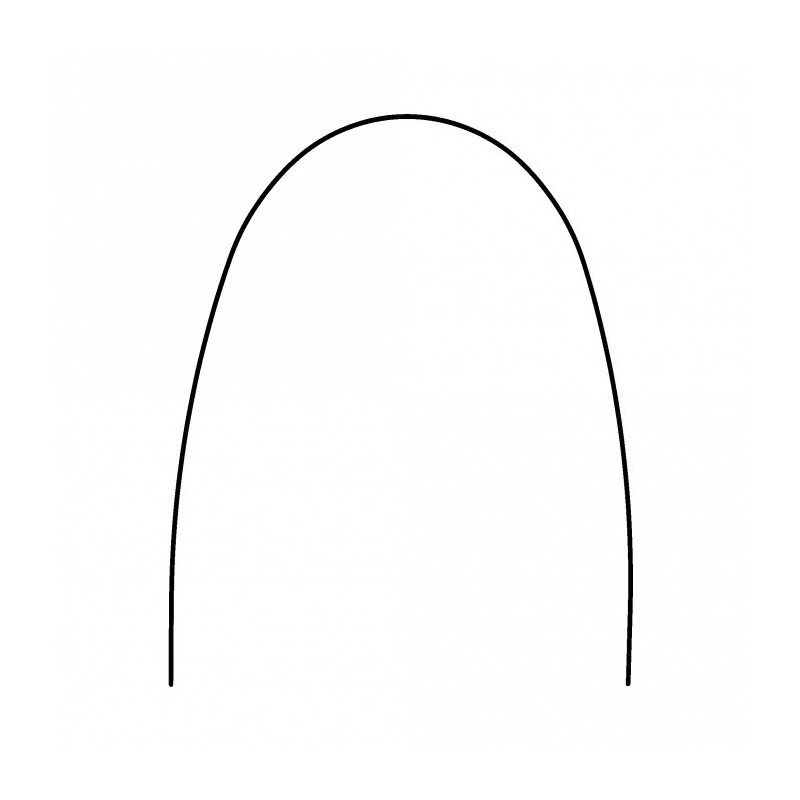 NITI SUPERELASTIC RECTANGULAR STRAIGHT ARCH