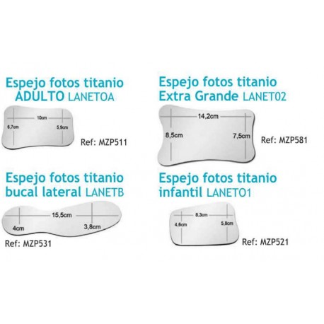 ESPEJOS TITANIO FOTOGRAFICOS DE DOBLE CARA