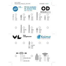 KIT DE FRESAS DR.VELA KOMET ORTOLAN