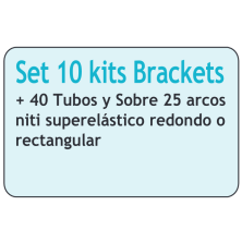 SET 10 KITS BRACKETS