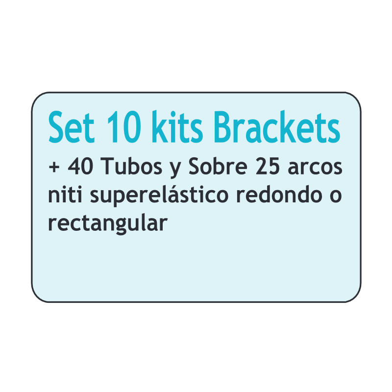 SET 10 KITS BRACKETS