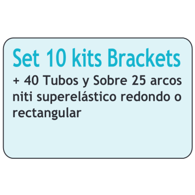 SET 10 KITS BRACKETS