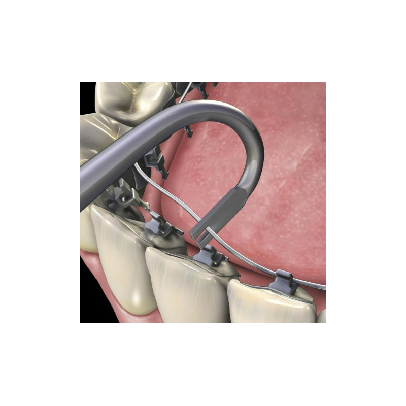 DIRECTEUR DE LIGATURES LINGUAL EN FORME DE U HU-FRIEDY 678-707