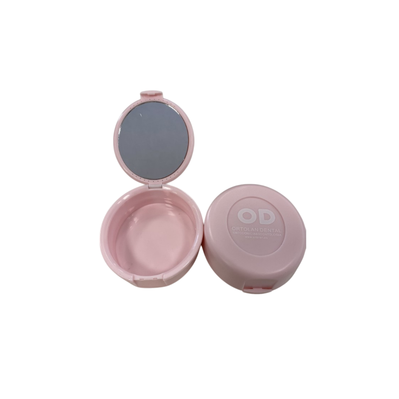 BOÎTES OVALES POUR ALIGNEURS AVEC MIROIR ASSORTIMENT DE COULEURS