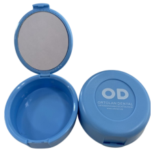 BOÎTES OVALES POUR ALIGNEURS AVEC MIROIR ASSORTIMENT DE COULEURS
