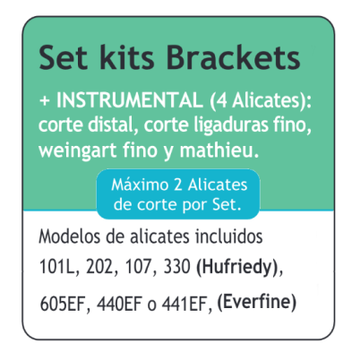 SET BRACKETS KITS PLIERS