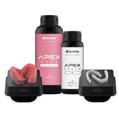 RESINA SPRINTRAY APEX (BASE 1 KG / TEETH 500 G)