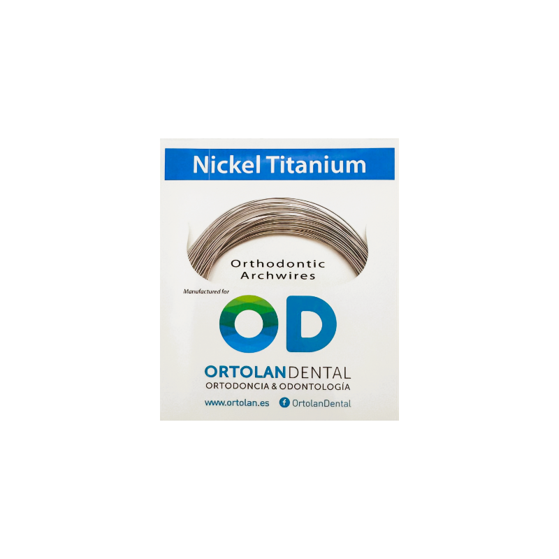 2x1 ARCOS NITI SUPERELÁSTICO RECTANGULAR EUROPA II DAMON COMPATIBLE