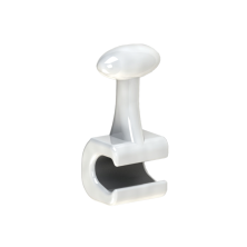 Hook crimpable estético con recubrimiento especial Ref. 226-014W
