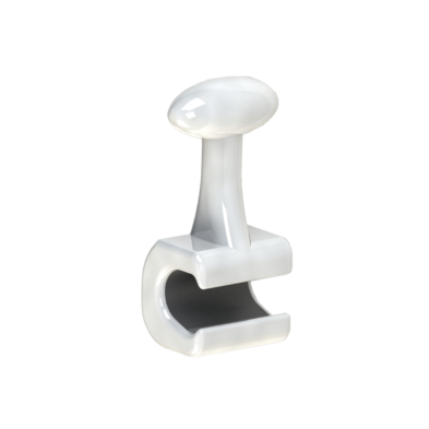 Hook crimpable estético con recubrimiento especial Ref. 226-014W