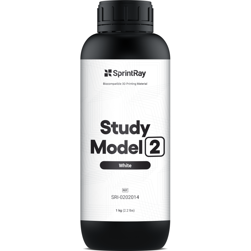 SPRINTRAY STUDY MODEL WHITE II RÉSINE 1 KG
